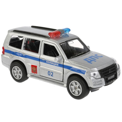 Металлическая машинка Mitsubishi Pajero Полиция Технопарк SB-17-61-MP(P)-WB 01
